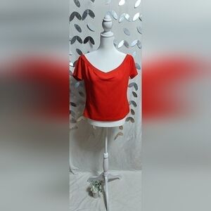 Red Crop Top Size 0XL